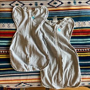 LOT of 2 Love to Dream Swaddle LOT of 2, Baby Sleep Sacks, Sm (8-13 lbs), Gray